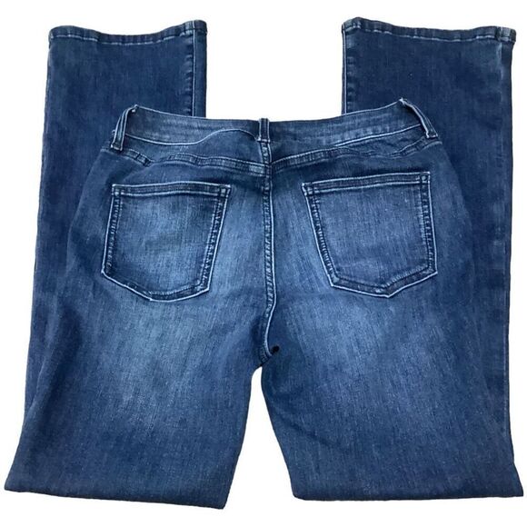 Vintage Simply Vera Verawang Stretchy Dark Blue Bootcut Jeans Size 4 Petite - Picture 6 of 10